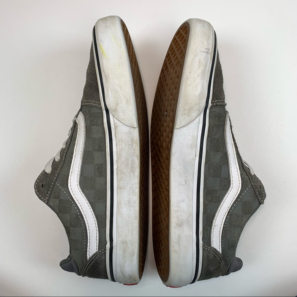 Vans Ward Deluxe Debos Checkerboard Gray Mens 8.5 - Picture 7 of 11